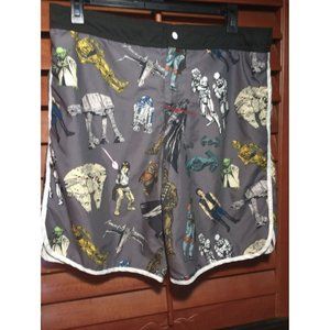 Star wars meshed pocket shorts men's 2XL
